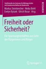 Freiheit Oder Sicherheit?