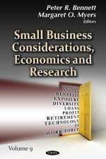Small Business Considerations, Economics and Research af Peter R. Bennett