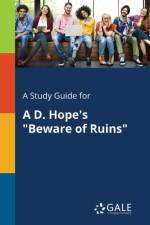 Study Guide for a D. Hope's Beware of Ruins af Cengage Learning Gale