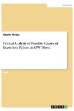Critical Analysis of Possible Causes of Expatriate Failure at AFW Direct af Anna Jung