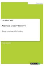 American Literary History 1 af Lea Lorena Jerns