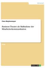 Business Theatre als Massnahme der Mitarbeiterkommunikation af Clara Weyhenmeyer