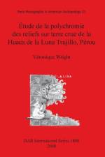 Etude de la polychromie des reliefs sur terre crue de la Huaca de la Luna Trujillo Perou af Veronique Wright