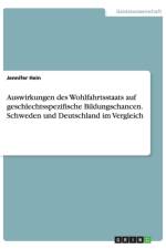 Auswirkungen des Wohlfahrtsstaats auf geschlechtsspezifische Bildungschancen. Schweden und Deutschland im Vergleich af Jennifer Hein