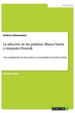 La adiccion de las palabras. Blanca Varela y Alejandra Pizarnik af Kathrin Schwendner