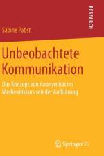 Unbeobachtete Kommunikation af Sabine Pabst