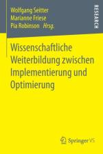 Wissenschaftliche Weiterbildung Zwischen Implementierung Und Optimierung