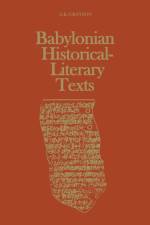 Babylonian Historical-Literary Texts af Albert Kirk Grayson