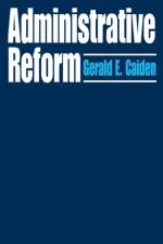 Administrative Reform af Gerald E. Caiden