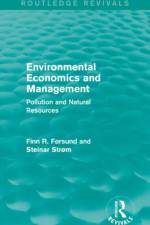Environmental Economics and Management (Routledge Revivals) af Finn Førsund