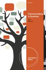 Communicating in Business, International Edition af Scot (Ball State University) Ober