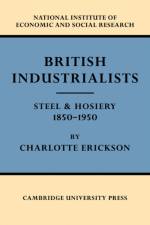 British Industrialists af Charlotte Erickson