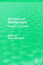Frontiers of Management (Routledge Revivals)
