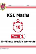 KS1 Year 1 Maths 10-Minute Weekly Workouts af CGP Books