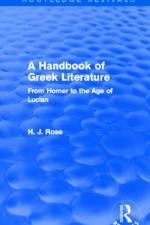 A Handbook of Greek Literature (Routledge Revivals) af H.J. Rose