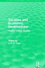 Taxation and Economic Development (Routledge Revivals) af John F. J. Toye