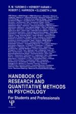 Handbook of Research and Quantitative Methods in Psychology af R.M. Yaremko