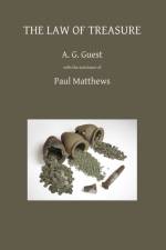 The Law of Treasure af A.G. Guest
