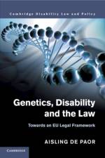 Genetics, Disability and the Law af Aisling (Dublin City University) de Paor