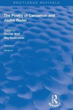 The Poetry of Cercamon and Jaufre Rudel