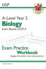 A-Level Biology: OCR A Year 2 Exam Practice Workbook - includes Answers (For exams in 2024) af CGP Books