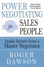 Power Negotiating for Salespeople af Roger (Roger Dawson) Dawson