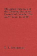 Biological Sciences at the National Research Council of Canada af N. Gridgeman