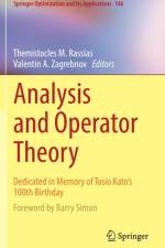 Analysis and Operator Theory