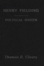 Henry Fielding af Thomas R. Cleary