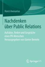 Nachdenken UEber Public Relations af Horst Avenarius