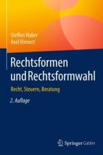 Rechtsformen Und Rechtsformwahl af Axel Rinnert