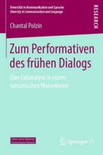 Zum Performativen Des Fruhen Dialogs af Chantal Polzin