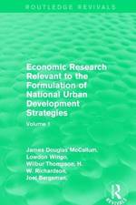 Economic Research Relevant to the Formulation of National Urban Development Strategies af James Douglas McCallum