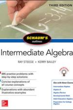 Schaum's Outline of Intermediate Algebra, Third Edition af Ray Steege