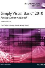 Simply Visual Basic 2010: An App-Driven Approach