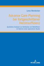Advance Care Planning bei fortgeschrittener Herzinsuffizienz af Lena Werdecker