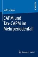 Capm Und Tax-Capm Im Mehrperiodenfall af Steffen Huper