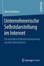 Unternehmerische Selbstdarstellung Im Internet af Alena Voelzkow