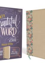 NIV, Beautiful Word Bible, Updated Edition, Peel/Stick Bible Tabs, Leathersoft over Board, Gold/Floral, Red Letter, Comfort Print af Zondervan Zondervan