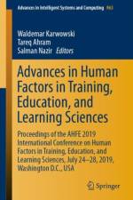 Advances in Human Factors in Training, Education, and Learning Sciences
