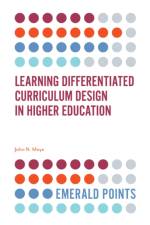 Learning Differentiated Curriculum Design in Higher Education