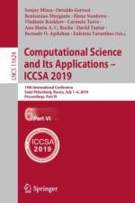 Computational Science and Its Applications - ICCSA 2019
