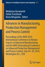 Advances in Manufacturing, Production Management and Process Control
