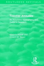 Teacher Attitudes af Marjorie Powell