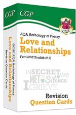 GCSE English: AQA Love & Relationships Poetry Anthology - Revision Question Cards af CGP Books