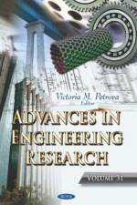 Advances in Engineering Research. Volume 31