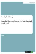 Popular Music as Resistance. Jazz, Rap and Punk Rock af Timothy McGlinchey