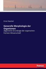 Generelle Morphologie der Organismen