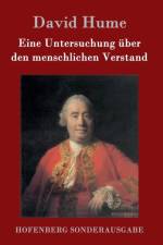 Eine Untersuchung uber den menschlichen Verstand af David Hume
