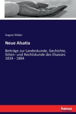 Neue Alsatia af August Stoeber